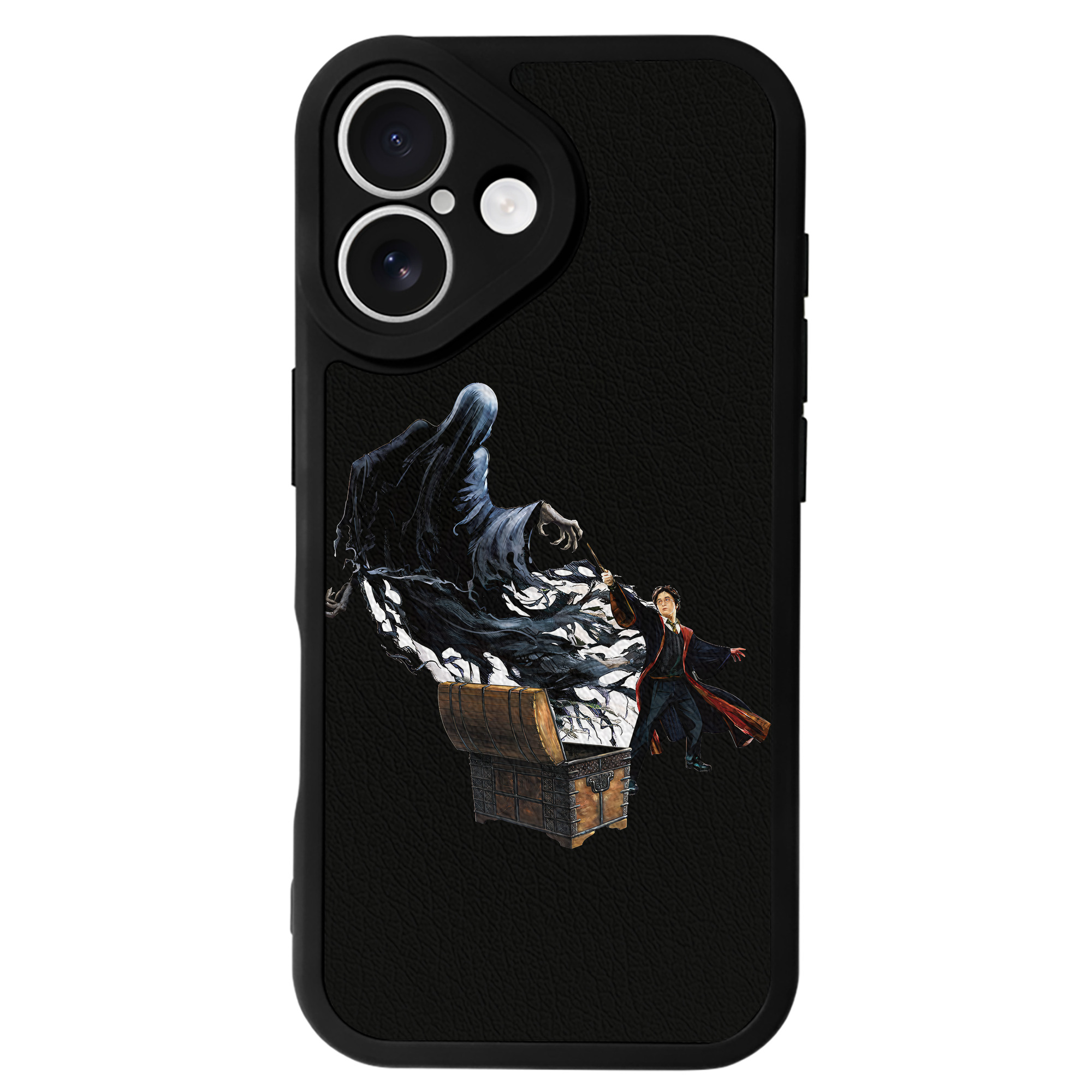 （画像用） Harry Potter ハリー・ポッターシリーズ 【iPhone 16シリーズ対応】シリコンスマホケース（レザー調） 材質：シリコン